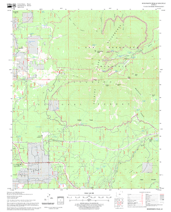 Humphreys Peak Quadrangle, Arizona