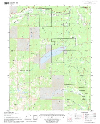 Independence Lake Quadrangle, California