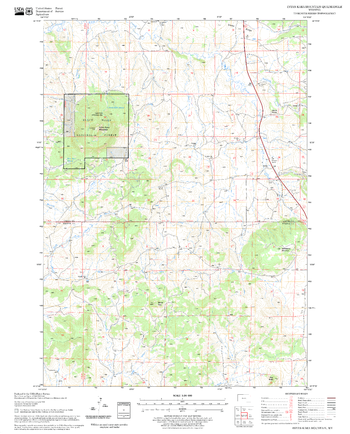 Inyan Kara Mountain Quadrangle, South Dakota