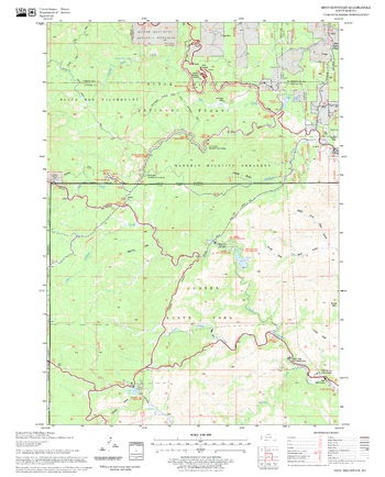 Iron Mountain Quadrangle, South Dakota