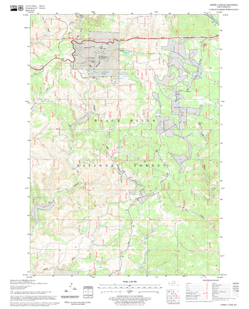 Jewel Cave Quadrangle, South Dakota