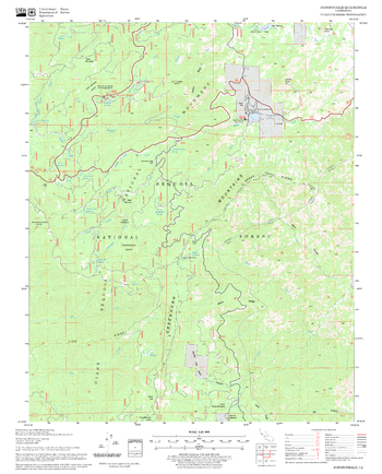 Johnsondale Quadrangle, California