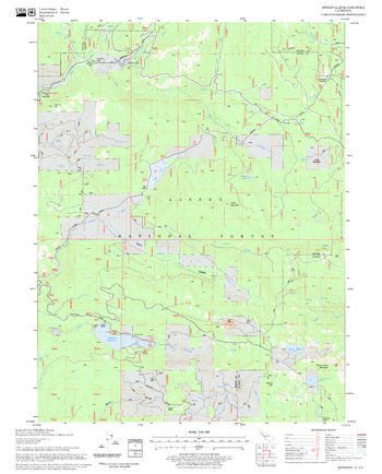 Jonesville Quadrangle, California