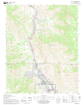 Kernville Quadrangle, California