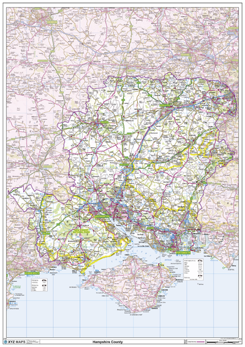 Hampshire County Map