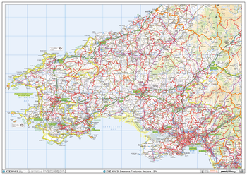 Swansea - SA - Postcode Wall Map