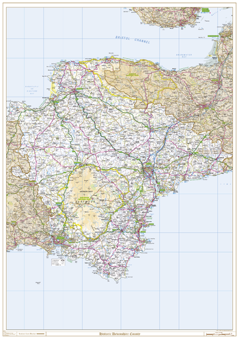 Historic Devonshire County Map