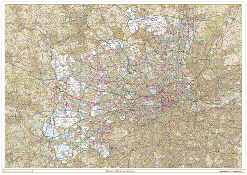 Historic Middlesex County Map