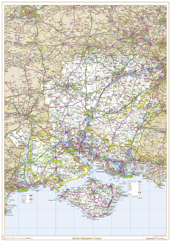 Historic Hampshire County Map