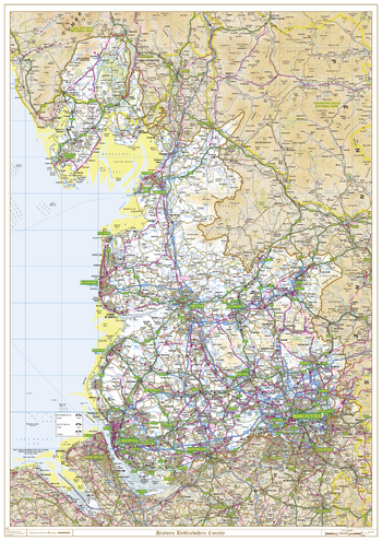 Historic Lancashire County Map