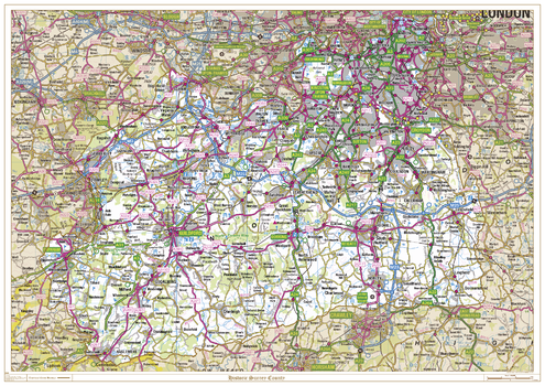 Historic Surrey County Map