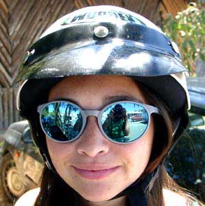 Soeren Dalsgaard | My girlfriend with a big helmet | Vulcano, Eolian Islands, Italy