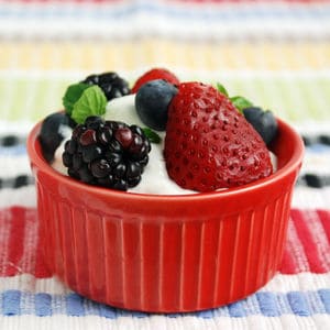 Yogurt berries