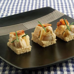 Clam chowder custardb w