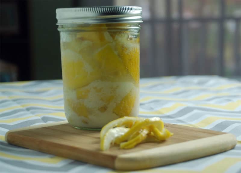 Sous Vide Preserved Lemon Confit