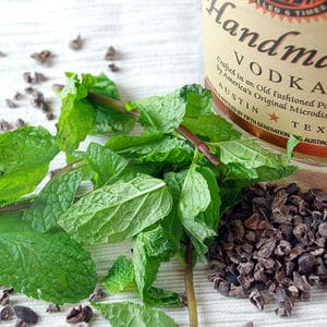 Mint chocolate infused vodka2
