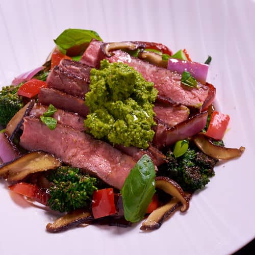 Sous Vide Beef and Vegetable Stir Fry Recipe image