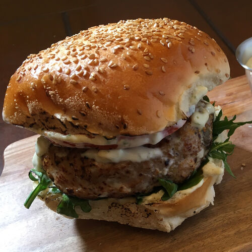 Veal Piccata Burger Recipe image