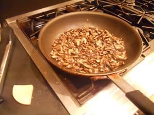 Mushrooms-sauteeing