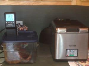 Me sous vide setup