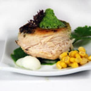 Chicken poblano foam 2