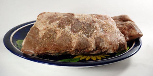 Sous vide st louis ribs raw