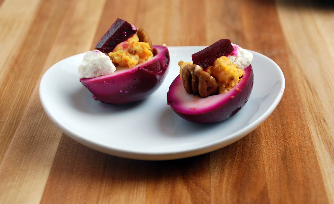 Purple Pickled Beet and Goat Cheese Recipe