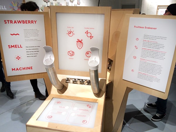 Strawberry smell machine