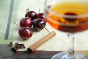 Black cherry sous vide infused rye