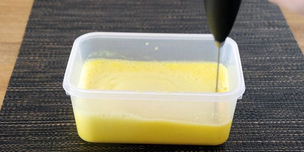 Mustard lecithin air blending