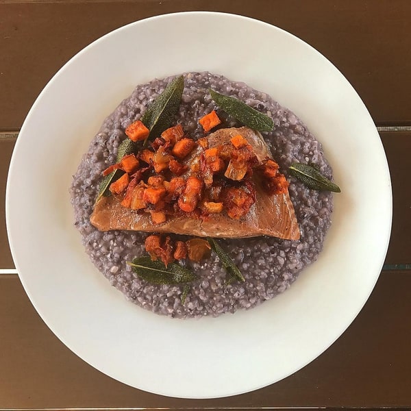 Bourbon glazed sous vide salmon2