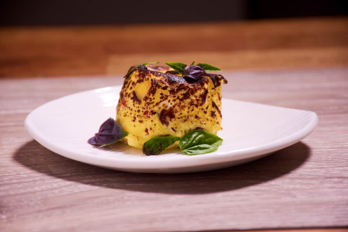 Sous vide egg cup bite broccoli 13