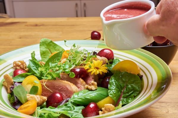 Sous vide duck breast salad 6