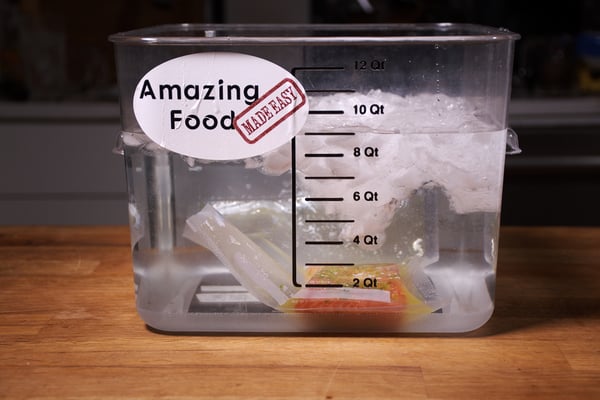 Sous vide salmon carpaccio 3