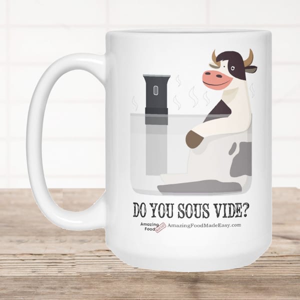 Sous vide mugs models cow