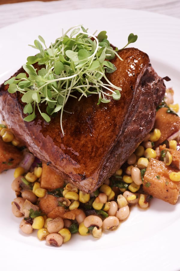 Sous vide boar strip loin 4