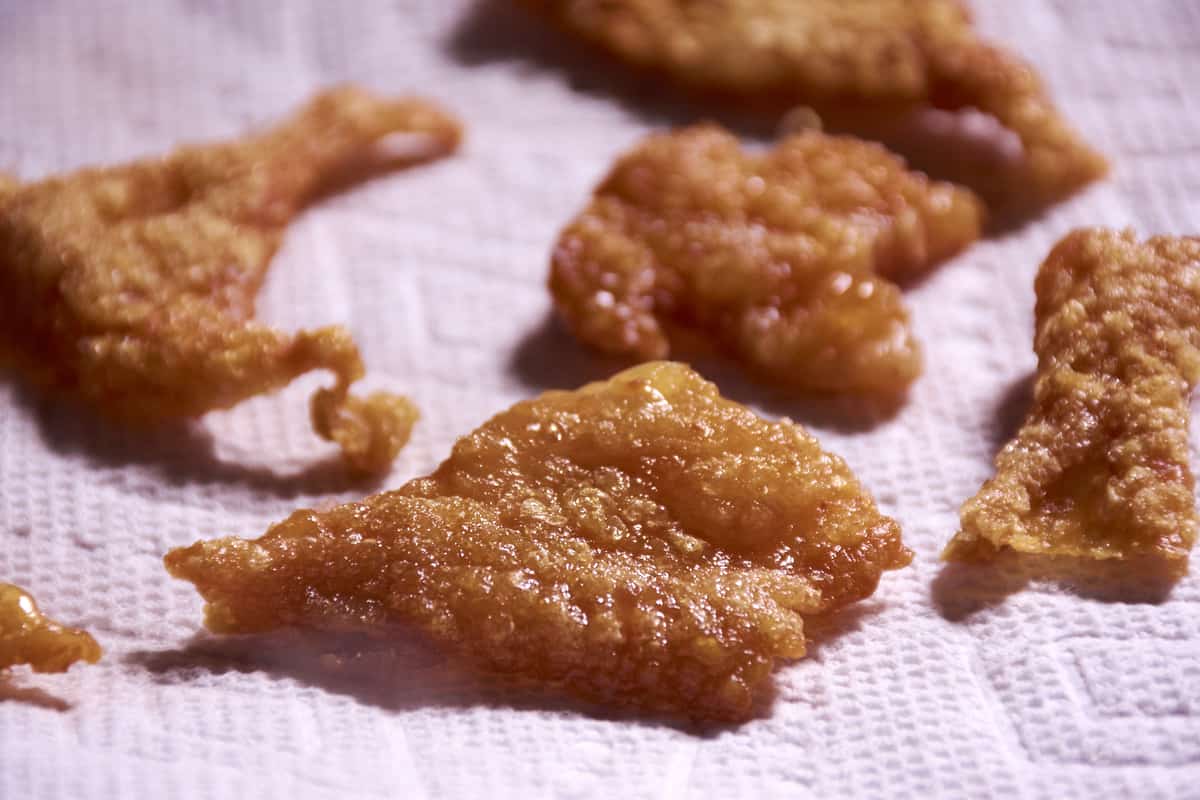 Crispy turkey skin 49