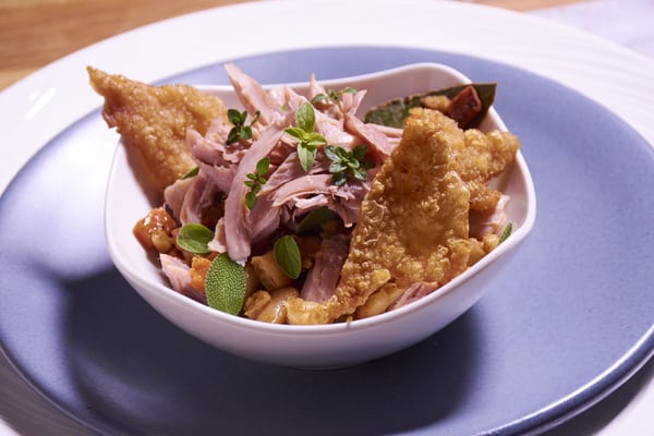 Crispy turkey skin 69