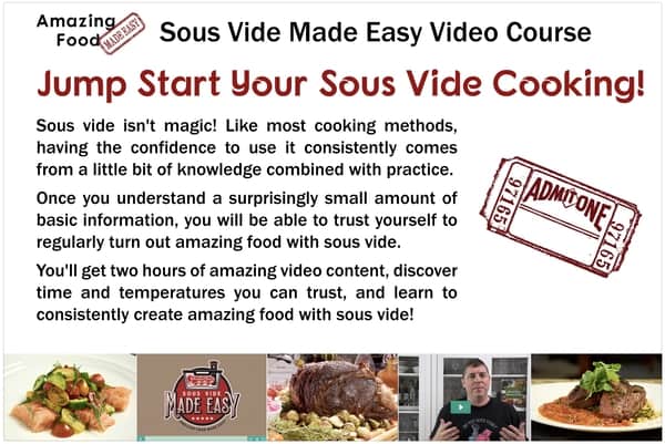 Sous vide made easy gift certificate