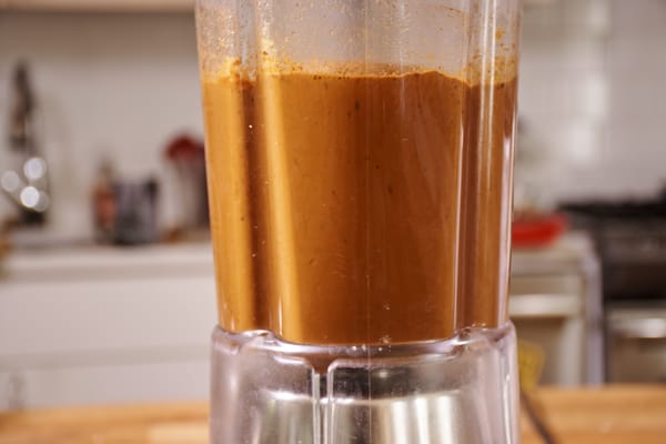 Sous vide chicken thigh mole 32