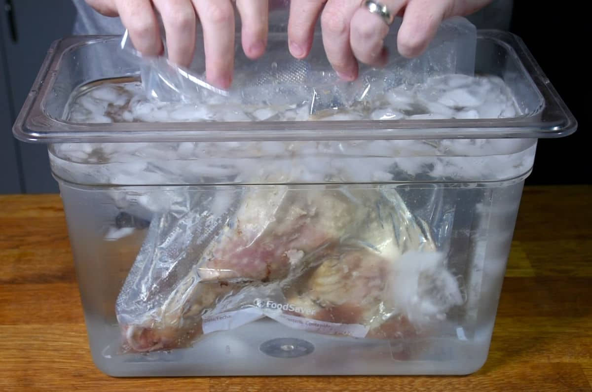 Sous vide ice bath 5