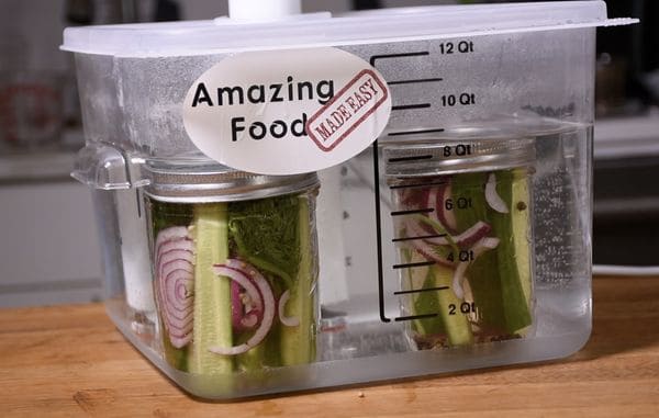 Sous vide dill pickles 7