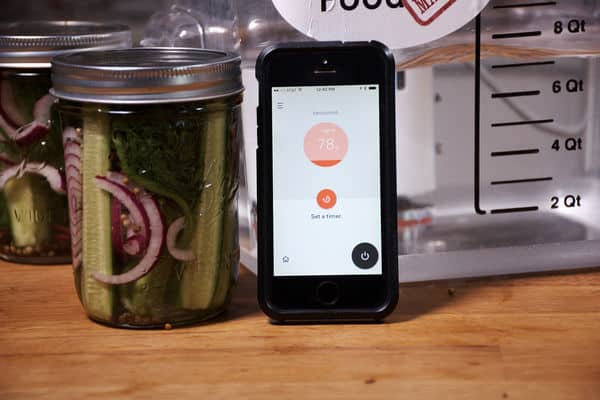 Sous vide pickles cucumbers 1