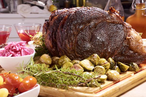 Sous vide wagyu prime rib roast 104