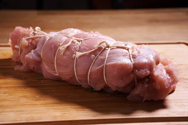 Sous vide turkey roulade 72