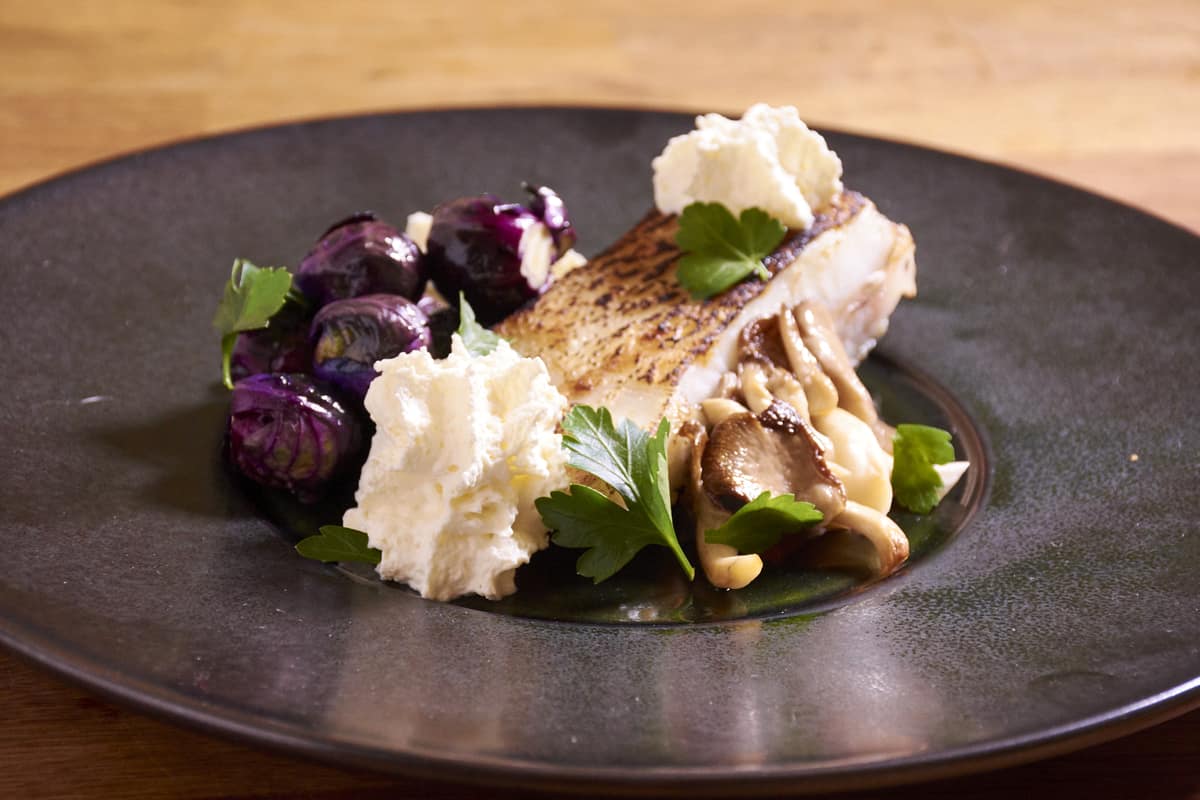 Lemon shallot mousse whipping siphon 6