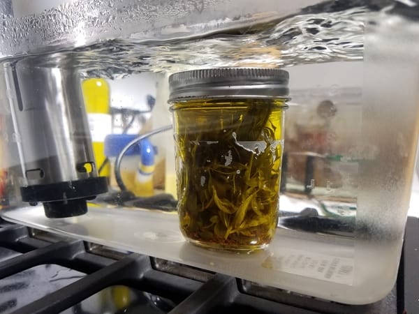 Infused taragon oil