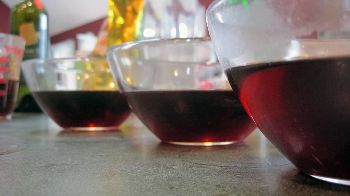 Sous vide coffee closeup