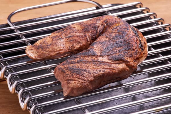 Sous vide boar tenderloin sear