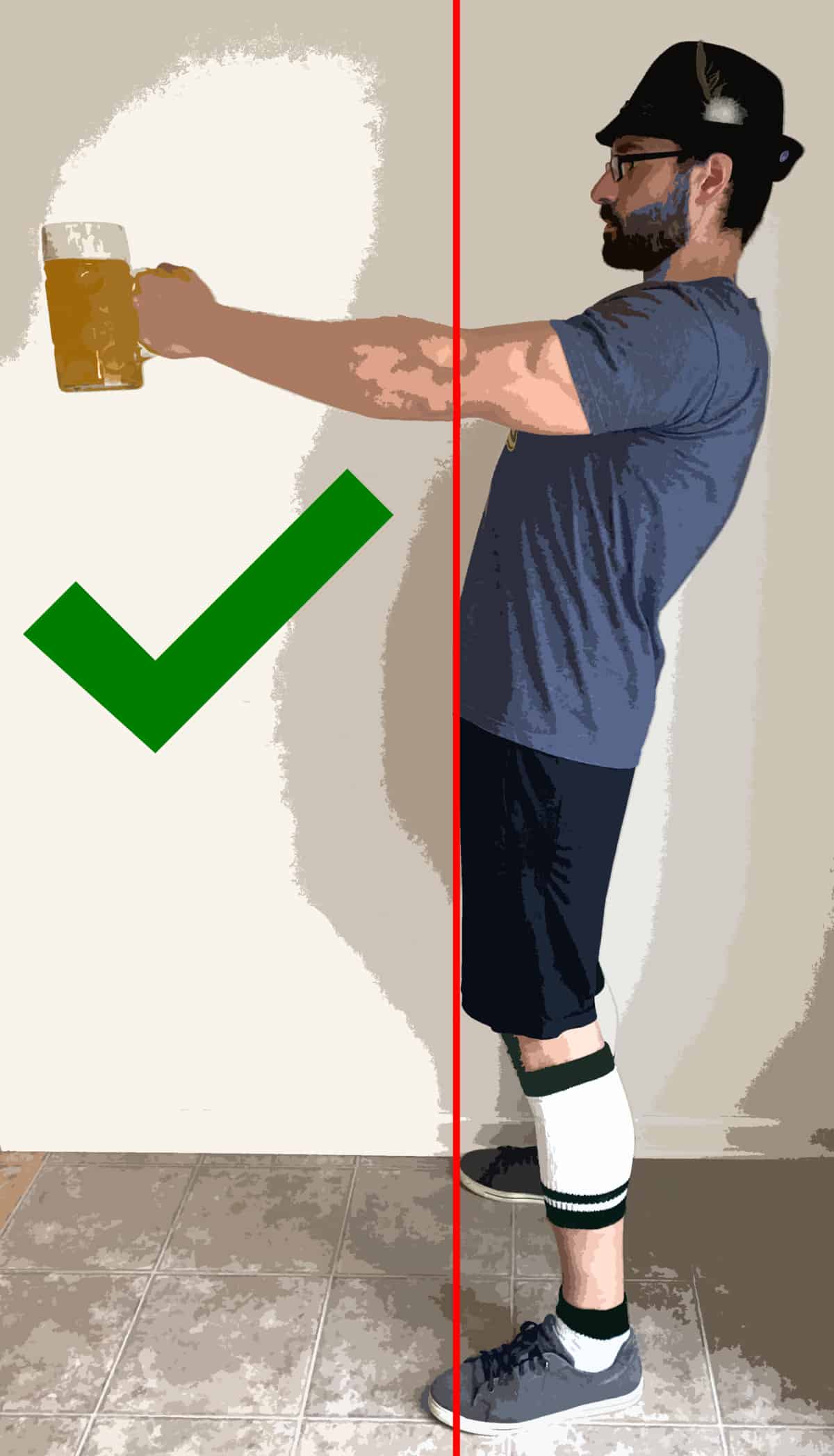 Acceptable amount of leaning